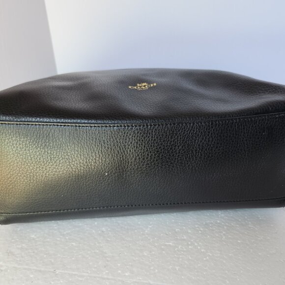 Coach black Pebble leather Derby tote 58660 and Sig C zip wristlet - Picture 8 of 14